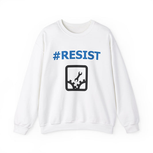 #RESIST with Sabotage Unisex Heavy Blend™ Crewneck Sweatshirt