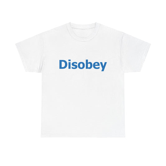 Disobey Unisex Heavy Cotton Tee